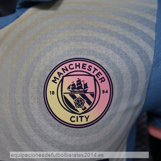 Nuevo 4ª Jugadores Camiseta Manchester City 24/25 Amarillo Baratas